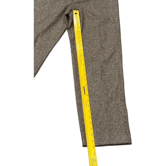 St John Collection Wool Blend Pants Womens Sz 6 Brown Tweed Silk Lined - Picture 7 of 11